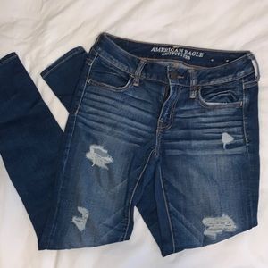 American Eagle ripped jeans